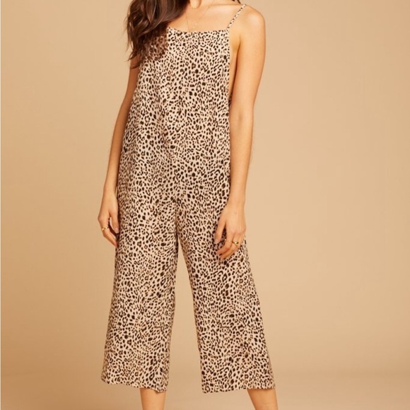 🛑 Lumière Leopard Print Jumpsuit - Picture 1 of 9